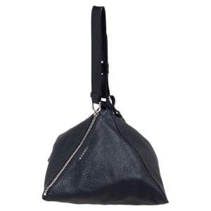 Givenchy Black Leather Large Triangle Pouch