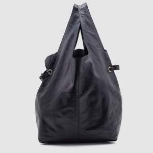 Pre Owned Givenchy Black Leather Hobo