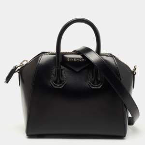 Givenchy Black Leather Mini Antigona Satchel