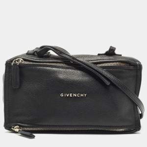 Givenchy Black Leather Mini Pandora Sugar Crossbody Bag