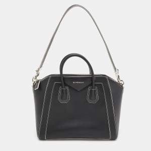 Givenchy Black Leather Medium Antigona Satchel
