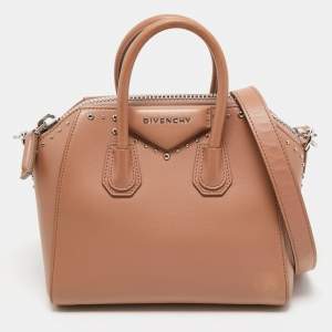 Givenchy Beige Leather Mini Antigona Satchel