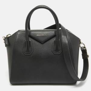 Givenchy Black Leather Small Antigona Satchel