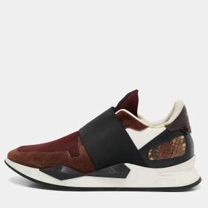 Givenchy Multicolor Neoprene and Leather Elastic Strap Active Sneakers Size 39