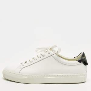 Pre Owned Givenchy Urban Street Size 38.5 White Rubber Lace Up Sneakers