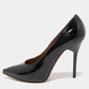 Givenchy Black Patent Leather Pointed Toe Pumps Size 41