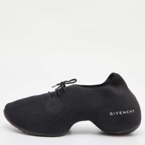 Givenchy Black Stretch Knit TK-360 Sneakers Size 36