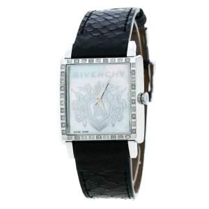 Givenchy Mother of Pearl Stainless Steel Diamonds GV5214L Women's Wristwatch 31 mm