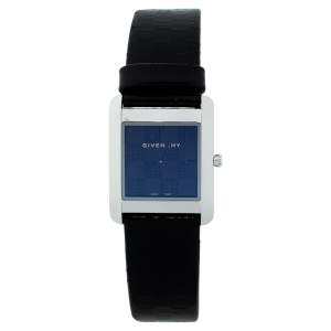  Givenchy Black Stainless Steel Patent Leather GV.5200L Women's Wristwatch 27 mm