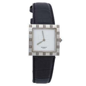 Givenchy White Stainless Steel Apsaras Women's Wristwatch 27MM