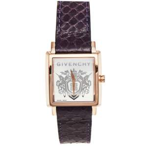 Givenchy White Rose Gold Plated Stainless Steel GV5214L Women's Wristwatch 31 mm