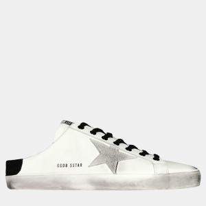 Pre Owned Golden Goose Black leather Muller EU 38