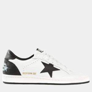 Golden Goose Navy Blue Leather Trainers EU 42