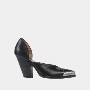 Golden Goose Black Leather D'orsay Pumps 41