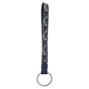 Goyard Blue Goyardine Coated Canvas Sesame Key Holder