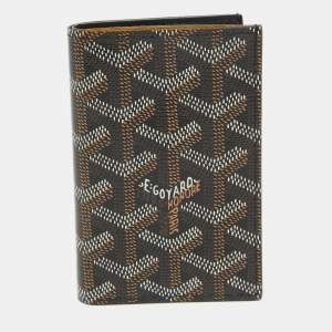 Goyard Black Goyardine Coated Canvas Saint Pierre Card Holder