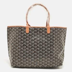 Goyard Brown Goyardine Coated Canvas and Leather Saint Louis PM Tote