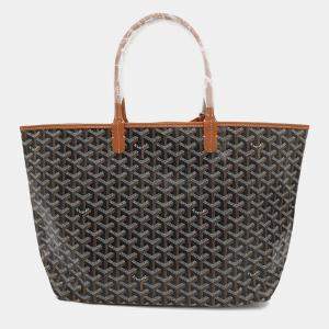 Goyard Black PVC Leather Saint Louis PM Tote Bag