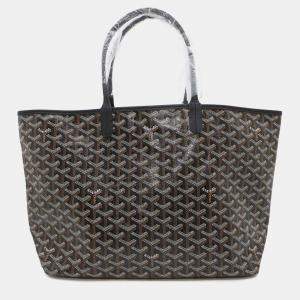Goyard Black PVC Leather Saint Louis PM Tote Bag