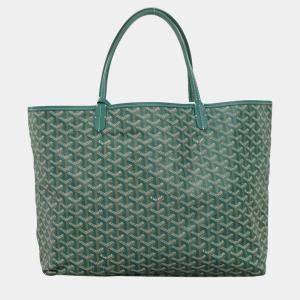 Goyard Green Canvas St. Louis GM Tote Bag 