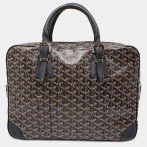 Goyard Black Herringbone Ambassade Mm Tote Bag