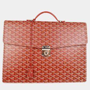 Goyard Red Chypre Briefcase