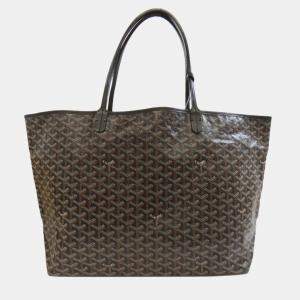 Goyard Black Coated Canvas Saint Louis GM Tote Bag