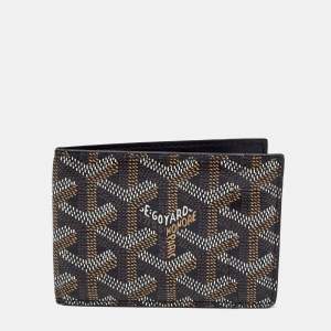 Goyard Black Goyardine Coated Canvas Victoire Card Holder