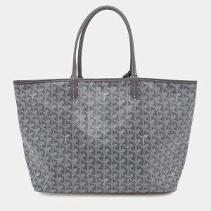 Goyard Gray PVC Leather Saint Louis PM Tote Bag