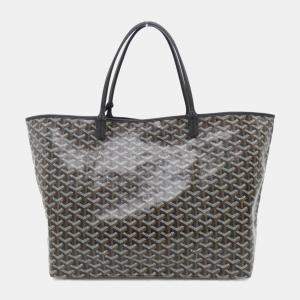 Goyard Black Coated Canvas Saint Louis GM Handbag