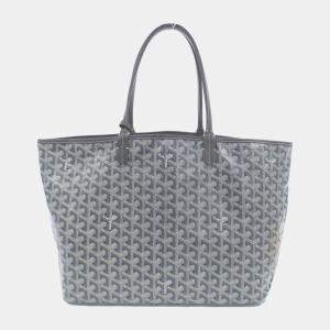 Goyard Grey Goyardine Saint Louis PM Ama Louis Tote Bag