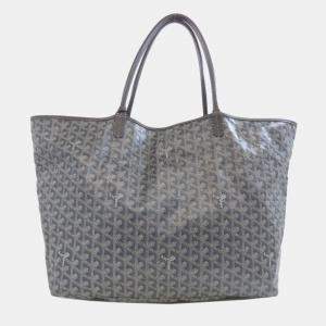 Goyard Grey  Coated Canvas Saint Louis Gm Tote Bag