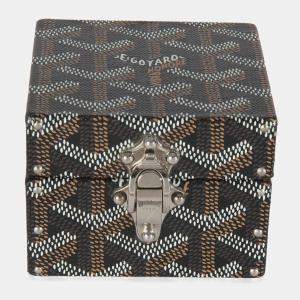 Goyard Black Goyardine Canvas Regence Mini Trunk 