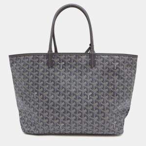 Goyard Gray PVC Leather Saint Louis PM Tote Bag