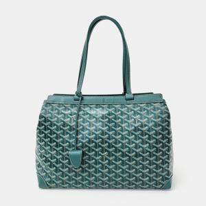 Goyard Green PVC Bellechasse PM bag