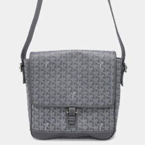 Goyard Gray Canvas Urbain MM Shoulder Bag