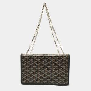 Goyard Black Goyardine Coated Canvas Alexandre III Shoulder Bag