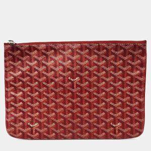 Goyard Red PVC Sena MM