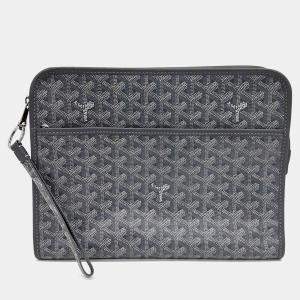 Goyard Grey PVC Juvance GM + Keyring