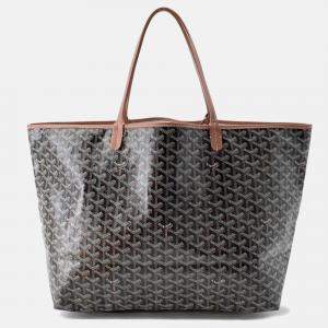 Goyard Saint Louis Black/Natural Pvc Leather Size Gm