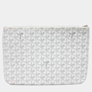 Goyard White PVC Senna MM