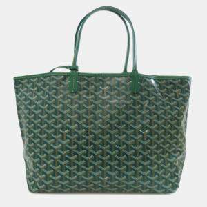 Pre Owned Goyard Saint Louis Pm Tote Bag In Coated Canvas