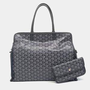 مملوكة مسبقًا Goyard Hardy PM Coated Canvas Bag 