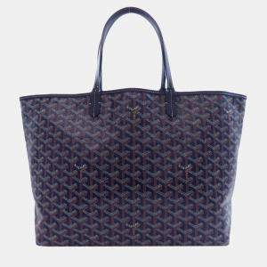 Pre Owned Goyard Saint Louis Pm Tote Bag In Coated Canvas