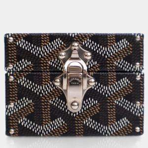 Pre Owned Goyard Mini Goyardine Regence Trunk