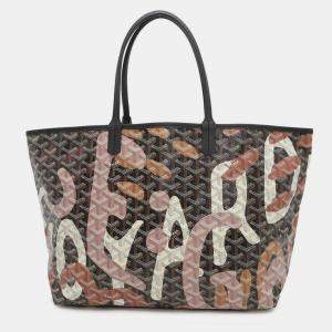 مملوكة مسبقًا Goyard Tote Bag Letters Camouflage Saint Louis Pm Black