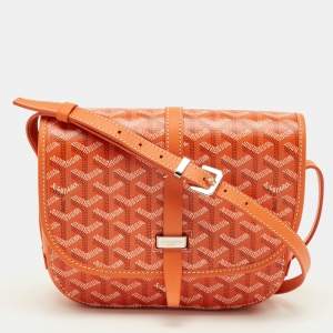 مملوكة مسبقًا حقيبة كتف جويارد بيلفيدير ll كانفاس جوياردين بني مقوى PM 