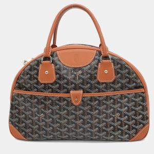 Pre Owned Goyard Saint Jeanne Leather Handbag