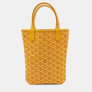 مملوكة مسبقًا Goyard Yellow Leather Poitier