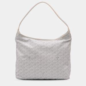 مملوكة مسبقًا غويارد بوهيم حقيبة هوبو جوياردين باللون الأبيض